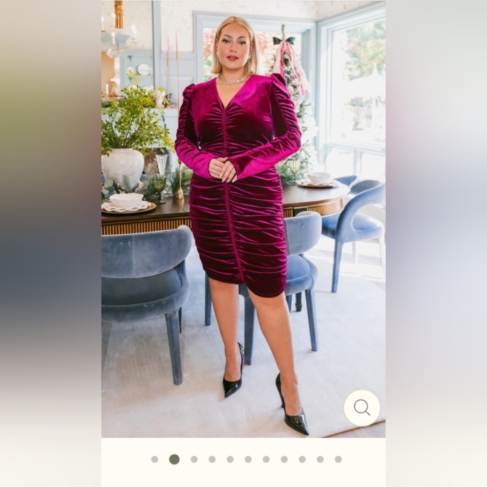 Juliet velvet Ivy City Co dress 1X